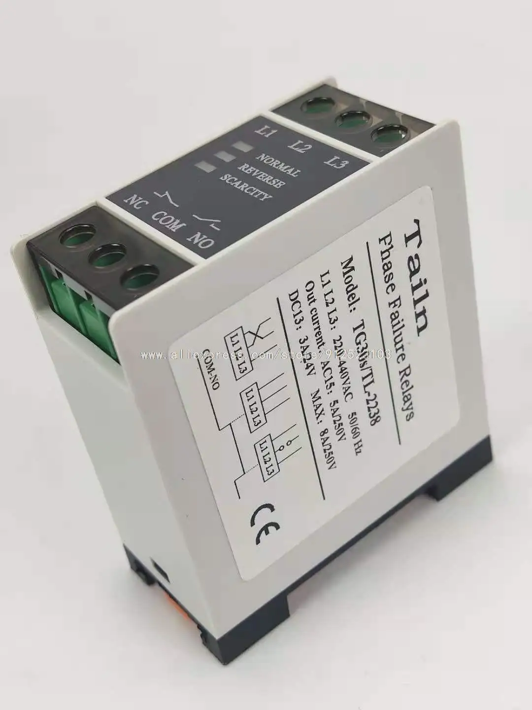 TL2238 TL-2238 3 фазы 220 В ~ 660 50 Гц/60 Гц последовательность потери Электронная защита