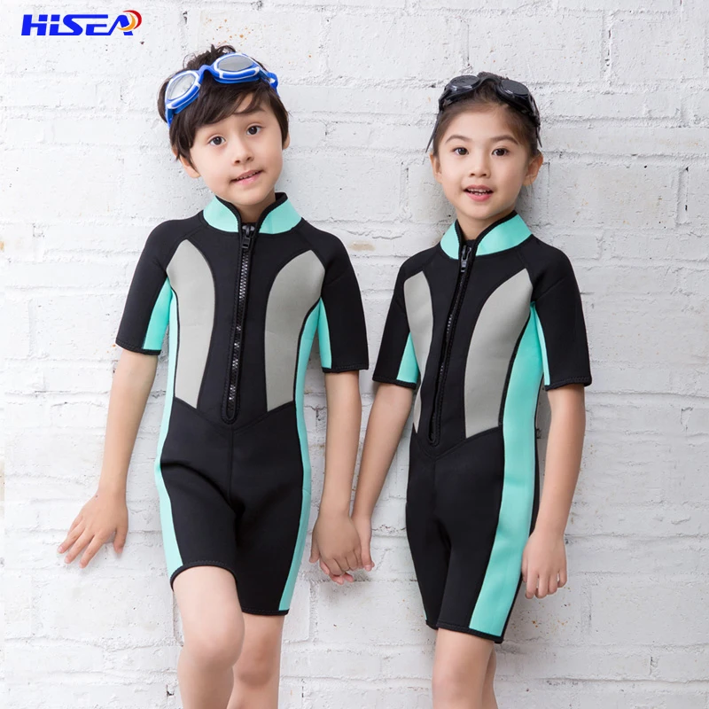 Детский купальник HISEA для мужчин и женщин Цельный Солнцезащитный костюм с