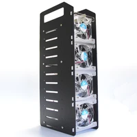 aluminum alloy hard disk rack 3 5 heat dissipation bracket hdd multi layer mechanical hdd expansion rack chia mining