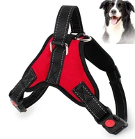 new dog soft adjustable harness pet large dog walk out harness vest for medium dog chest strap dog harness pets accessories
