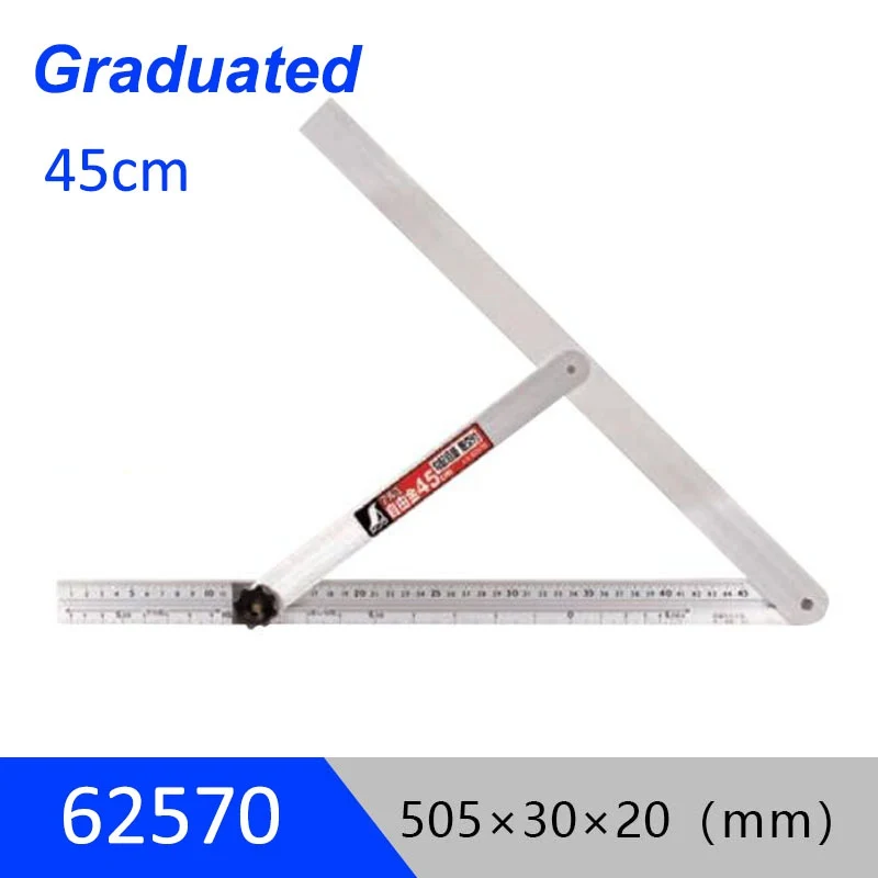 SHINWA Пингвин скользящие конические Угловые линейки с креплением градуирование