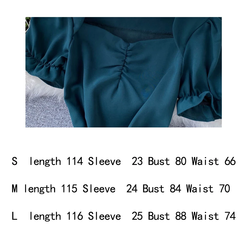

Summer Short Sleeve V-neck Party Dresses Elegant Women High Waist Dress Vestido New Runway 2020 Office Ladies Midi Dress