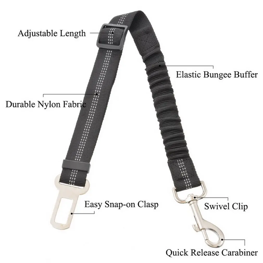 Собака автомобильный ремень безопасности и безопасные привязные ремни поводок