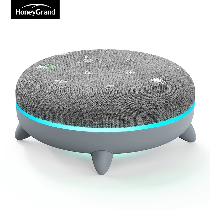 

Bluetooth-динамик с белым шумом, RGB-подсветка, 7-дюймовый звук, высокоточные звуковые дорожки, громкий стереозвук, usb