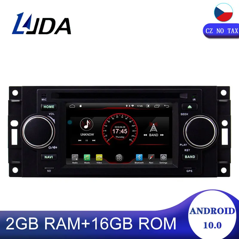 Автомагнитола Carplay Android 10 мультимедийный DVD GPS для Chrysler 300C PT Cruiser Aspen Sebring Dodge Caliber