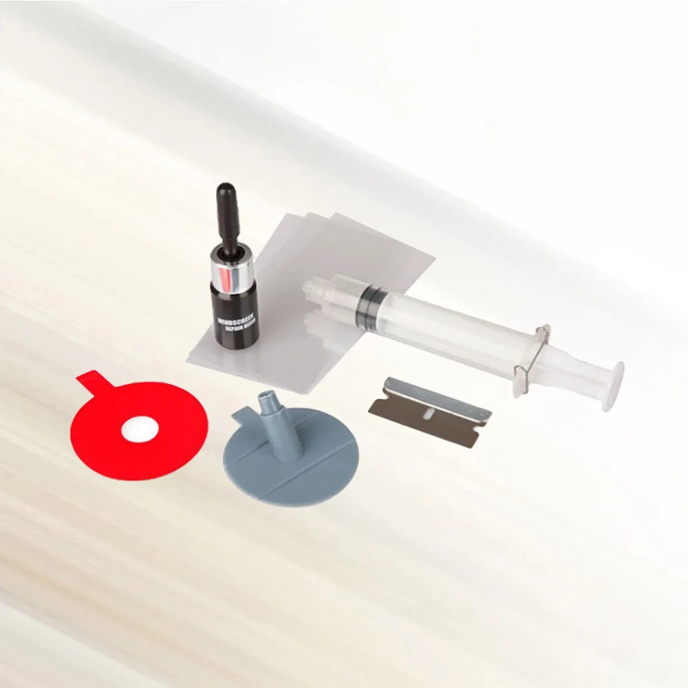 

1 Set Windshield Repair Resin Kits Car Window Repair Tool Glass Scratch Windscreen Crack Restore Window Car Glass Repair Kit