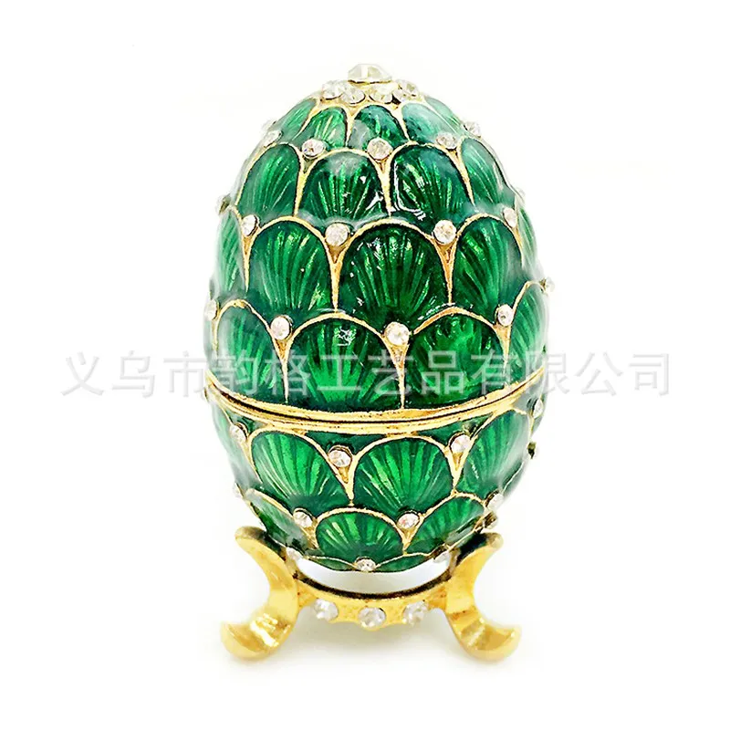 Украшения для дома пасхальные яйца Позолоченные эмалевые крашеные