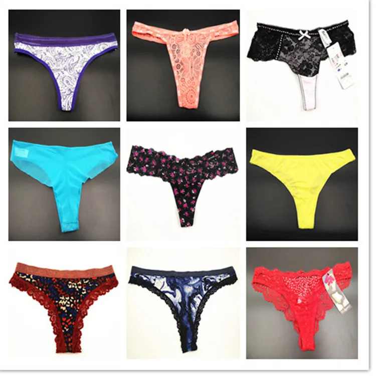 5 шт./партия разные стринги и женские трусики женское нижнее белье Танга|Женские