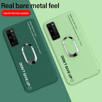 ultra thin colorful matte hard pc phone case for huawei honor 20 mate 30 p40 p30 p20 lite pro magnetic stand cute frosted cover