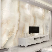 custom 3d mural wallpaper art wall painting abstract beige marble stone pattern waterproof living room tv background wall papers