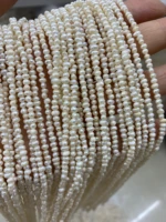 potato shape pearl natural freshwater pearl beads for necklace bracelet accessories jewelry making diy size 2 5 3mm