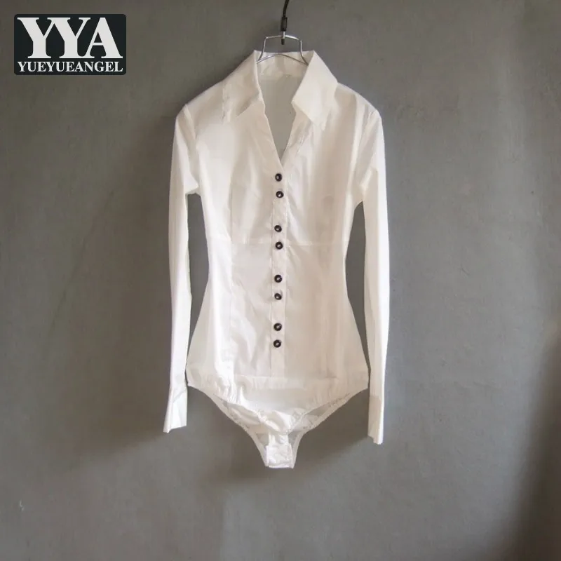 

Женская классическая блузка с V-образным вырезом и длинным рукавом