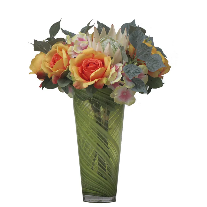 

Holding flowers Bouquet Silk Lifelike Fake Flower Wedding Flower Indoor Decor Party Festival Supplies Home Hotel Photography