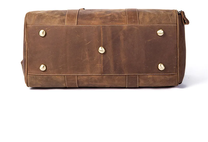 PNDME уличные из натуральной кожи мужская сумка для путешествий в винтажном стиле