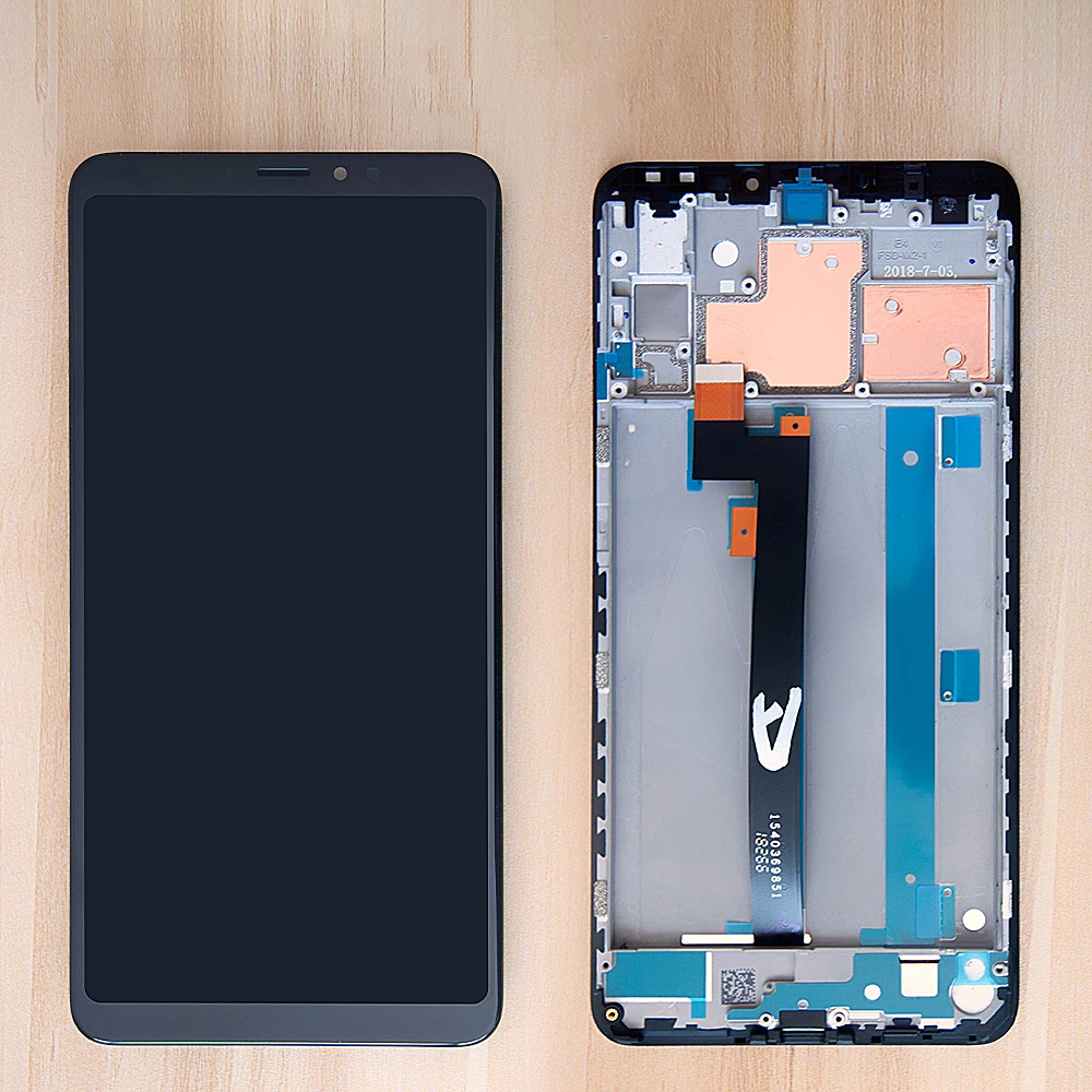 IPS ЖК экран 6 9 дюйма для Xiaomi MI Max 3 дигитайзер сенсорного экрана в сборе рамка