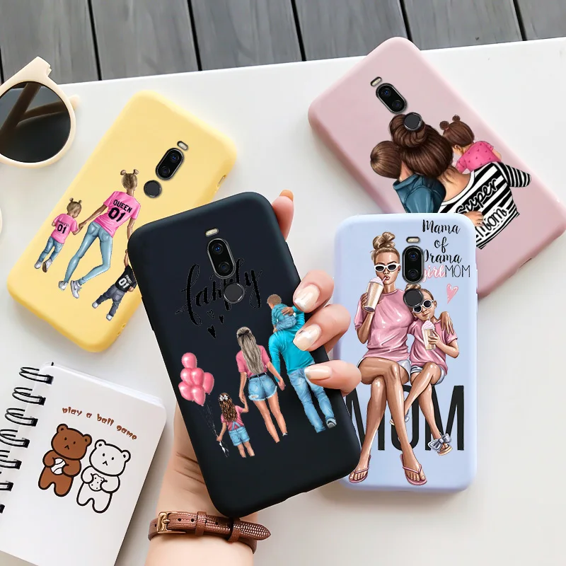 

Family Girl TPU Soft Shell For Meizu X8 Case Personality Tide Shell For MEIZU X8 Case Silicone Edging Matte Phone Case For MEIZU