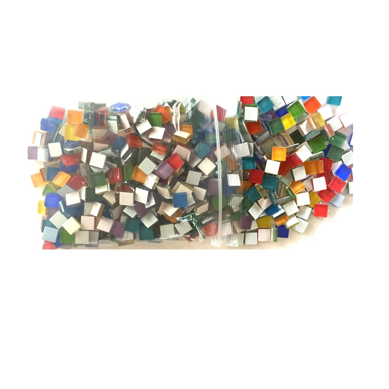 Смешанная мозаичная плитка посылка шаговый камень для поделок цветное витражное