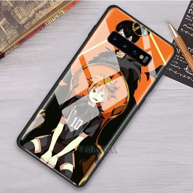 

Haikyuu Volleyball Anime Case For Samsung Galaxy S10 S20 Ultra 5G S10e S9 S8 Plus Note 10 Lite 8 9 Tempered Glass Phone Covers