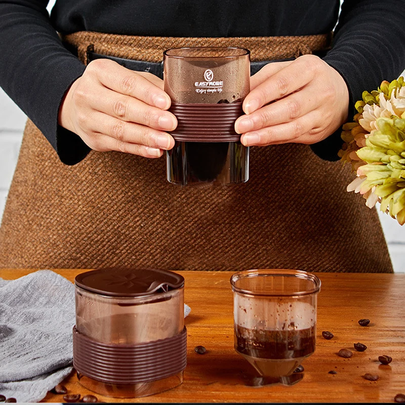Новая кофейная концентрическая чашка портативная ручка с фильтром
