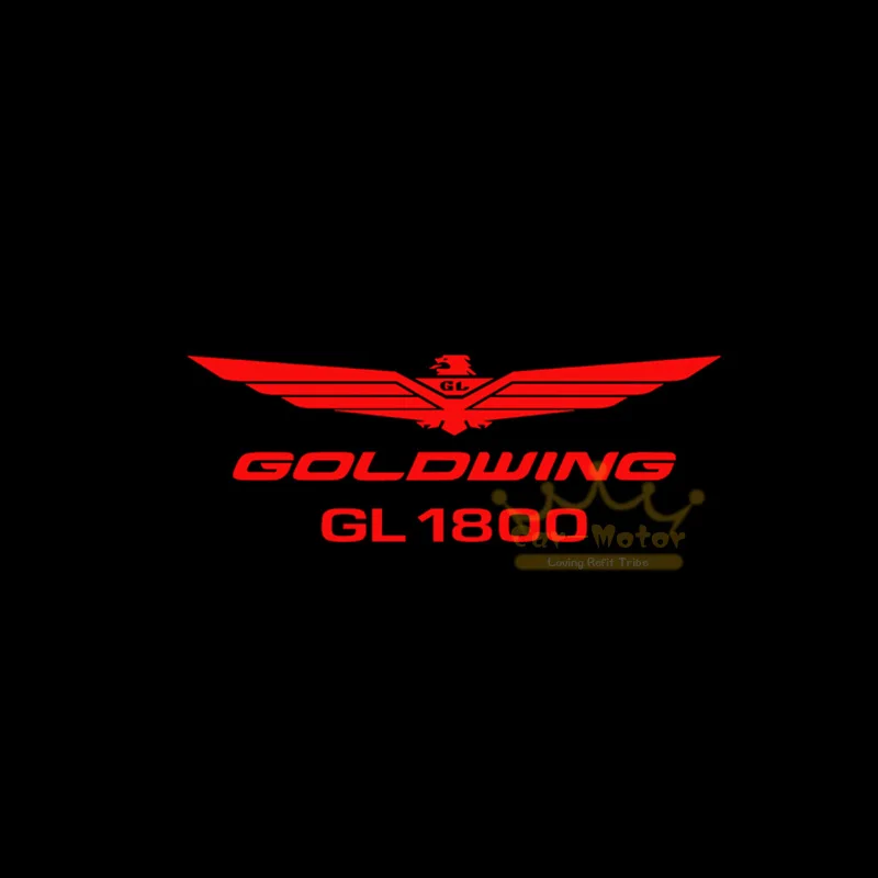 Red GOLDWING GL 1800 Logo Motorcycle Ghost Shadow Spotlight Laser Projector LED Light |