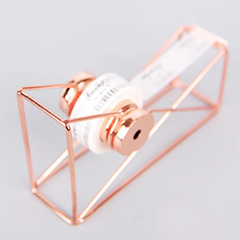 Диспенсер для ленты из розового золота полый органайзер хранения Канцтовары
