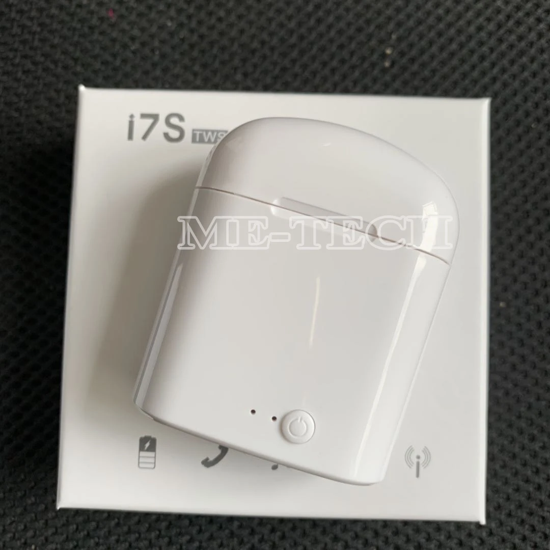 20 шт. мини I7S TWS наушники беспроводные Bluetooth V5.0 двойные i7 Близнецы с микрофоном