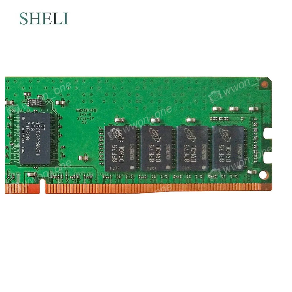 

SHELI 8GB 2RX8 PC4-2666V-R DDR4 2666 PC4-21300R 288Pin ECC Server Memory Module