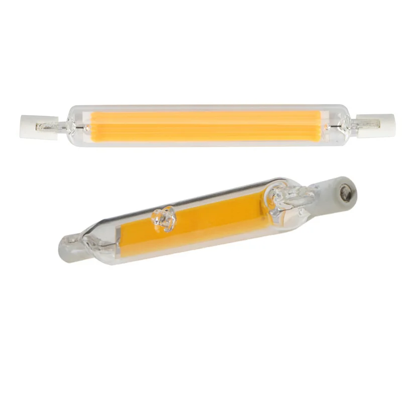 Светодиодная лампа R7S с регулируемой яркостью 15 Вт 30 40 50 78 мм 118 стеклянная трубка