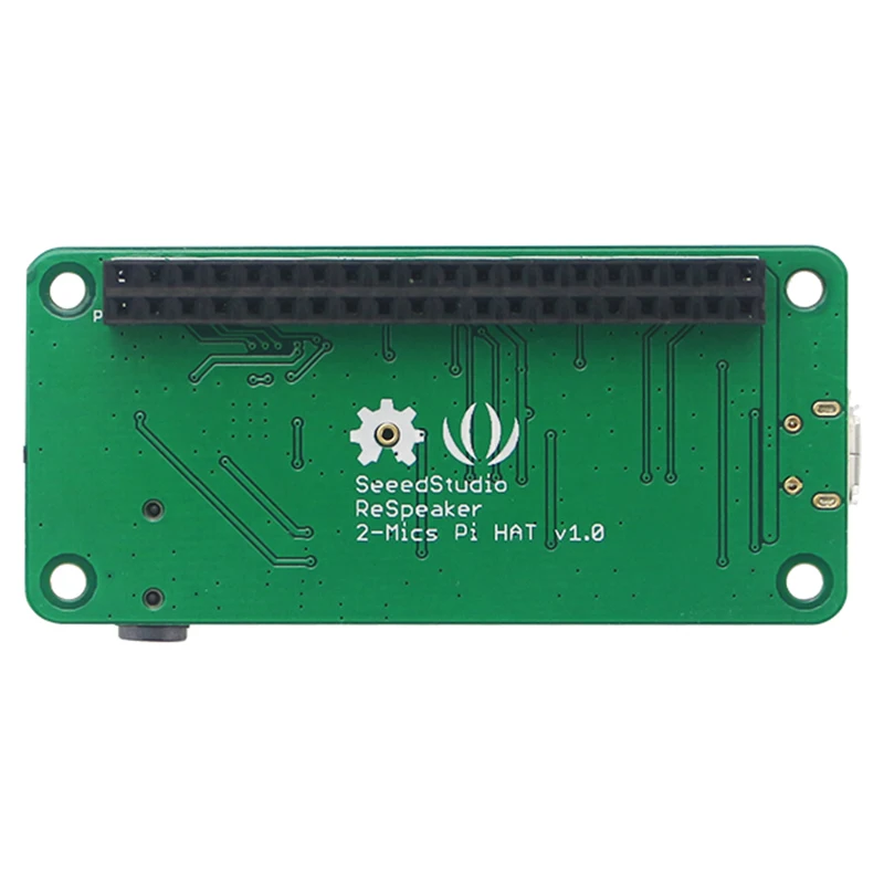

ReSpeaker 2-Mics Pi Hat for Raspberry Pi 4 Model B Voice Module Dual Microphone Array for Raspberry Pi Zero 3B