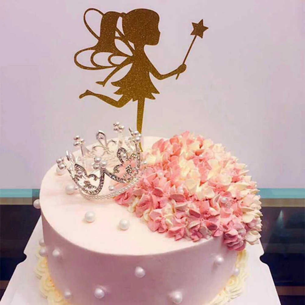 Украшение для торта из искусственного жемчуга мини-корона | Дом и сад