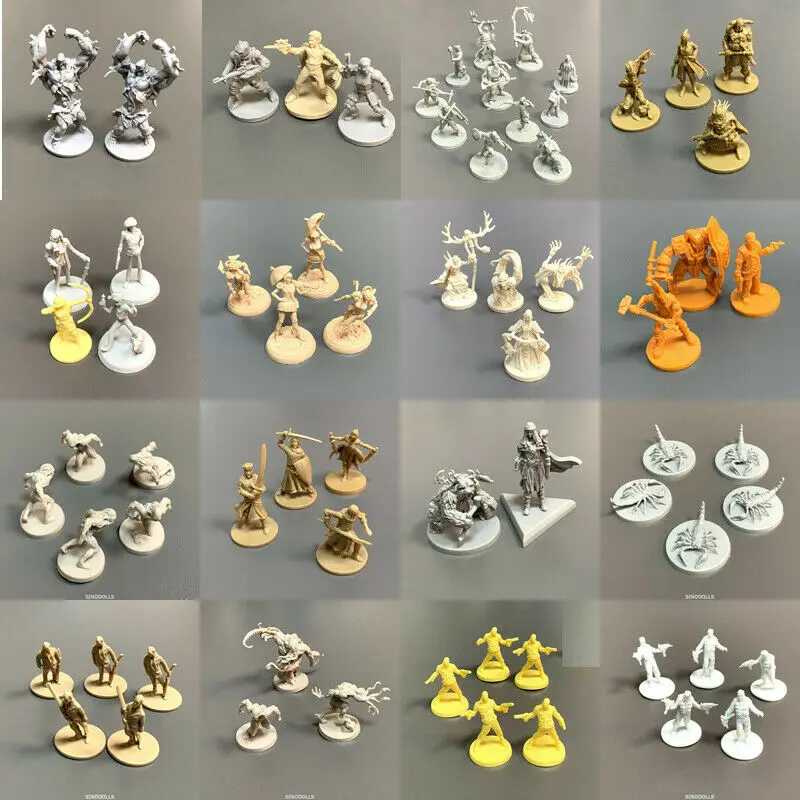 Миниатюры зомби монстр воин миниатюры подходят для ролевых игр Zombicide подземелья