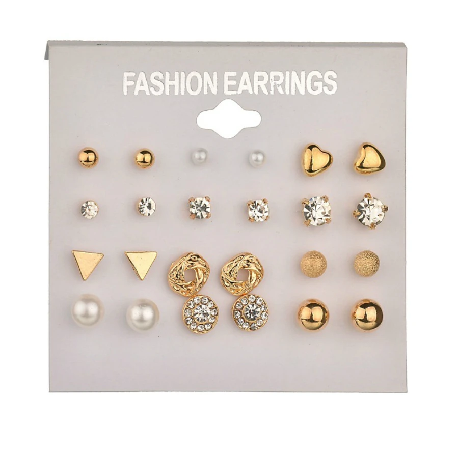 2@# Gifts Earrings Women 2021 Jewelry Set Big Promotion Studs Earring Crystal Long Stud White Red Silk Fabric | Украшения и