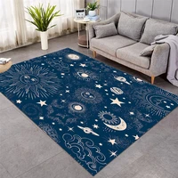 moon and sun 3d printed carpets for living room kids play floor mat rugs for bedroom dt04