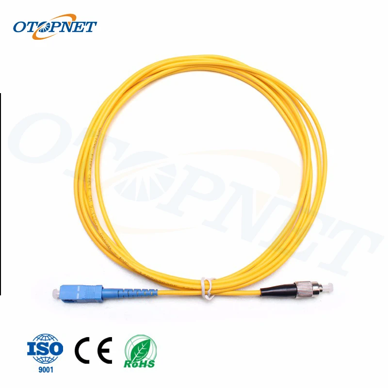 

10 шт., патч-корд из оптического волокна FC/UPC К SC/UPC, G652D перемычка, одномодовый простой 3,0 мм оптический волоконный оптический кабель FTTH
