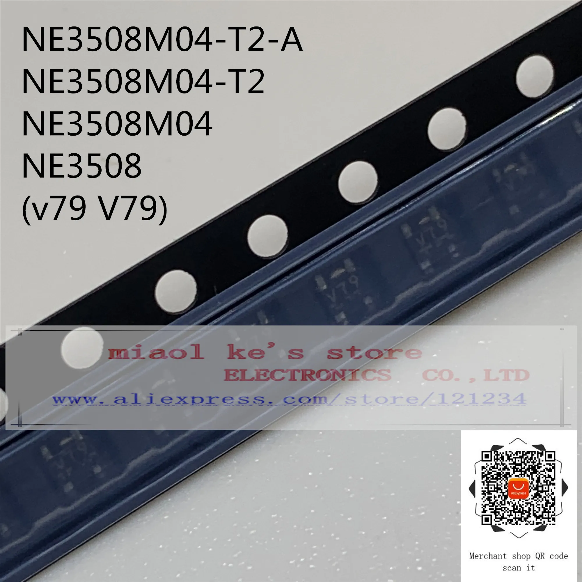 [5 шт.-50 шт.] 100% Новый оригинал NE3508M04-T2-A NE3508M04-T2 NE3508M04 NE3508 (v79 V79) -FET RF 4 в 14 дБ 2 ГГц SOT-343F |