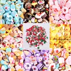 Симпатичные аксессуары для ногтей XXXL, 10 шт.20 шт.30 шт.50 шт., украшения для ногтей из смолы, рождественские принадлежности для маникюра