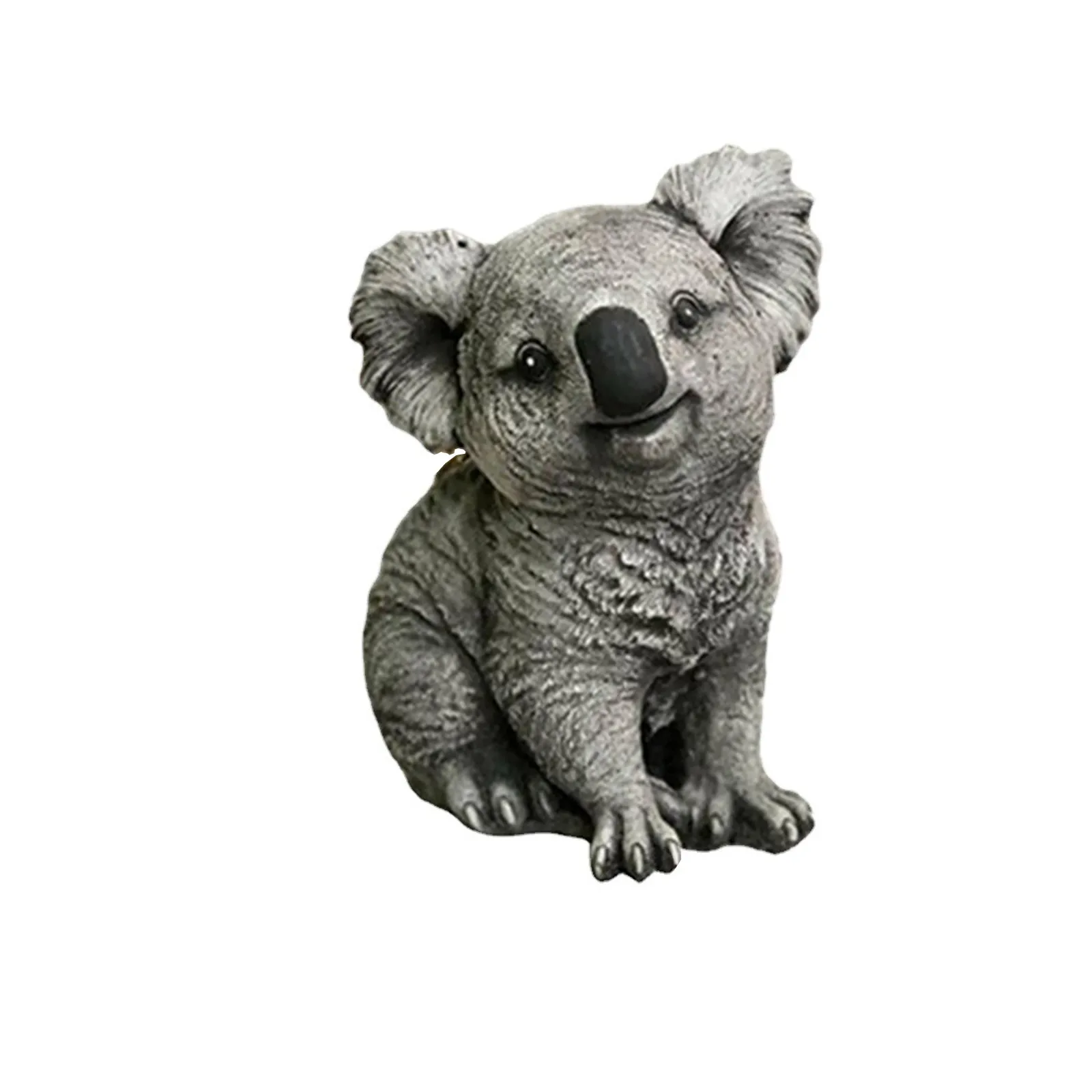 

Simulation Resin Koala Cute Resin Statue Delicate Animal Sculpture Garden Figurines Ornament For Outdoor Miniatures Decor