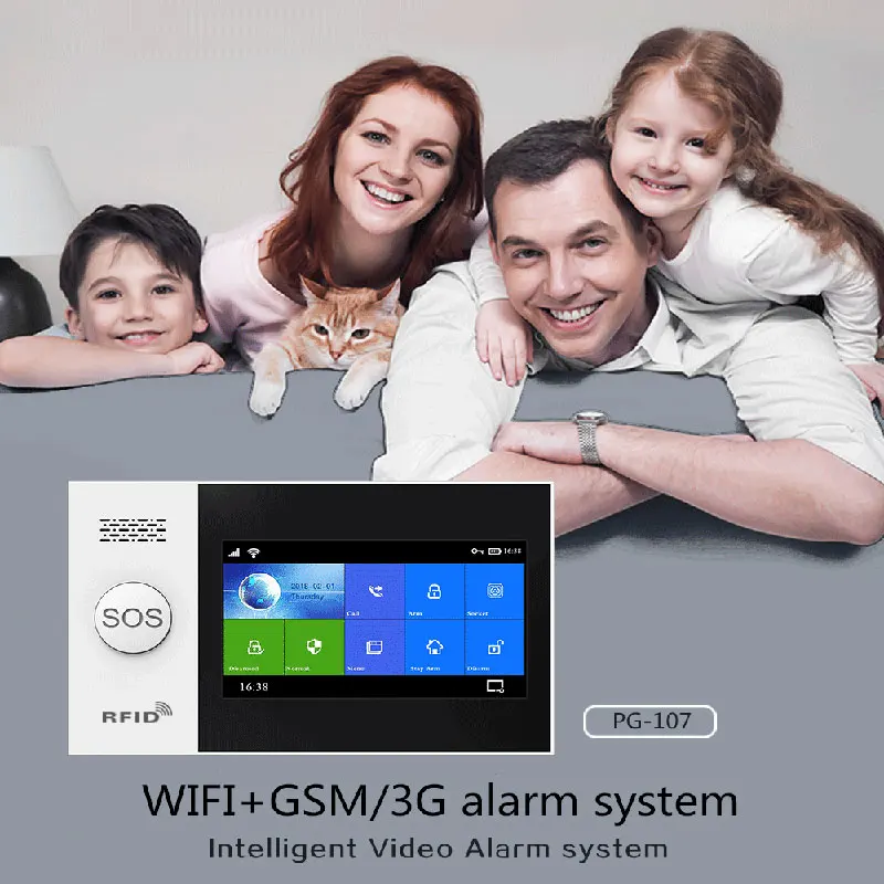 Беспроводной детектор дыма TUYA GSM Wi Fi 433 МГц|Комплекты для сигнализации| |