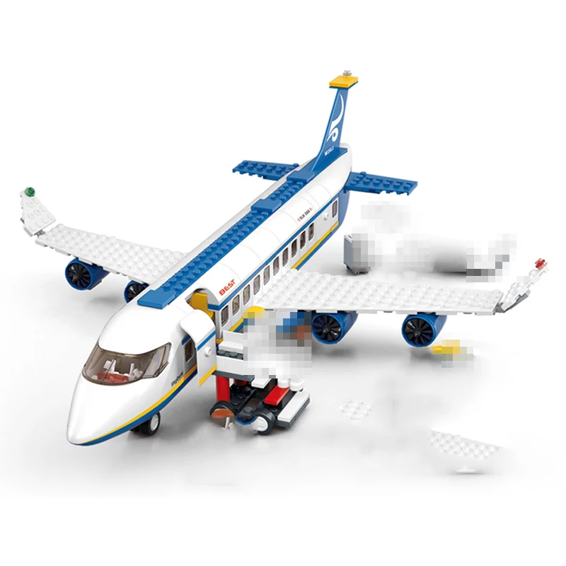 

463Pcs Assembly Airbus Plane Model Airplane Building Blocks Bricks Toys Educational For Children Birthday Gifts
