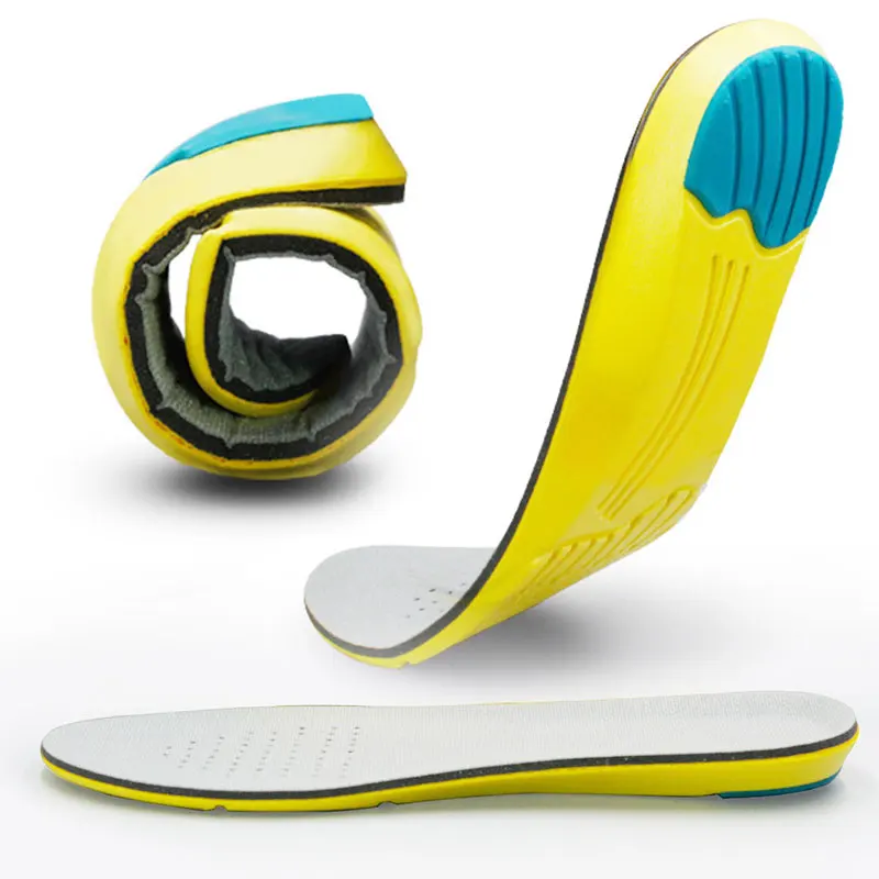 Memory Foam Sports Running insoles for feet Arch Support Shoes Insoles Flat Feet Breathable Man Women Orthopedic Pad