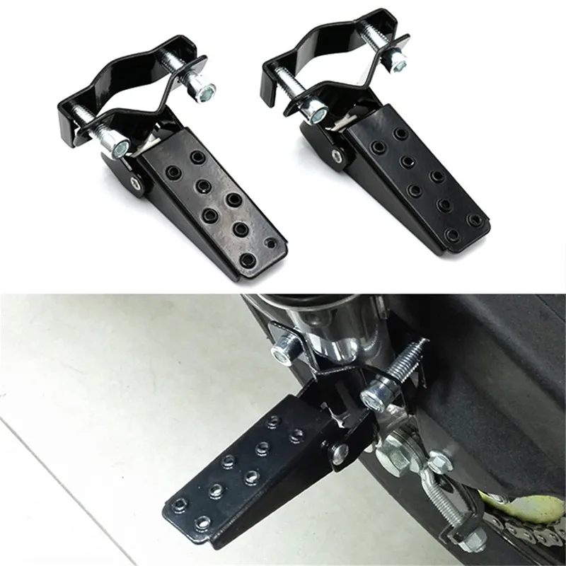 1 пара черные стальные детали для мотоцикла велосипеда рама подножки педали