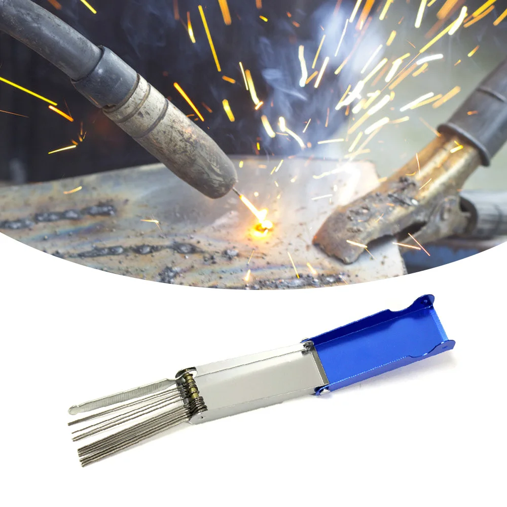 

13 in 1 Welding Torch Nozzle Cleaner Blue Metal for Soldering