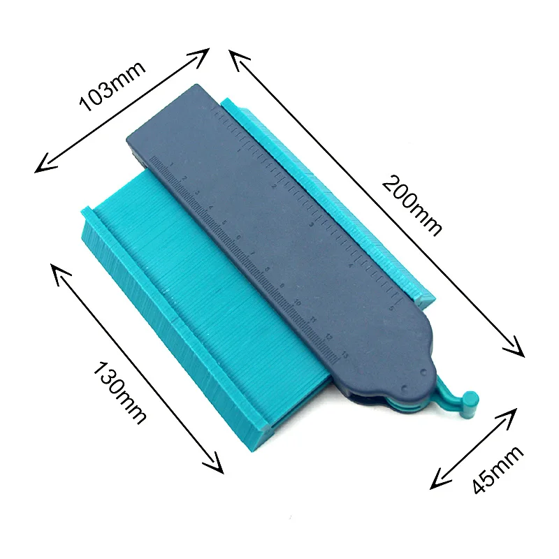 Самоблокирующийся контурный калибровочный шаблон плиточный Плинтус Ламинат