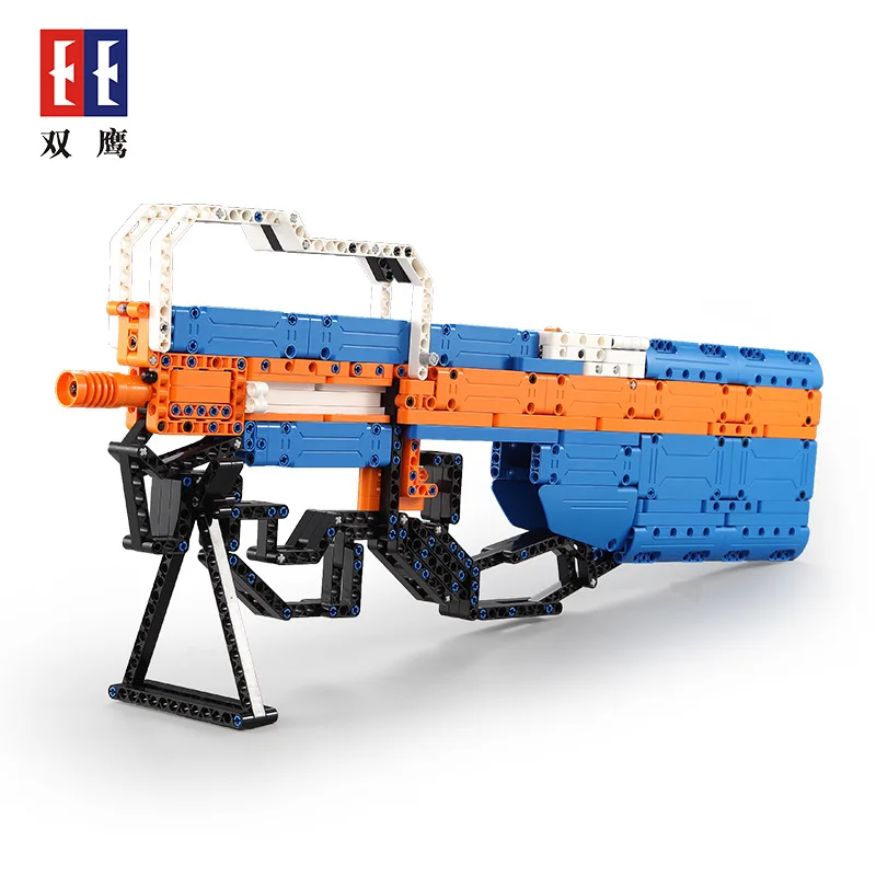 Building blocks P90 Assembled Bricks Gun 581pcs Compatible with traditional bricks size Good gift choice for Kids or Adults | Игрушки и