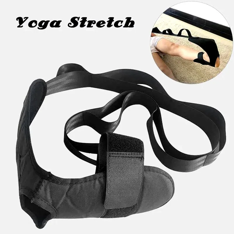 

Yoga Stretching Strap Rehabilitation Training Belt Fitness Exercise Stretching Band can CSV