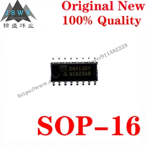 10~50 PCS DG413DY-T1-E3 SOP-16 Semiconductor Switch IC Analog Switch IC Chip with for module arduino Free Shipping DG413DY-T1-E3