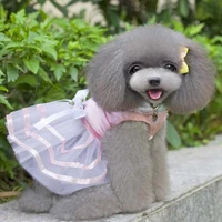 puppy dog princess dress dog wave gauze skirt pet dog dress costume xs xl 15