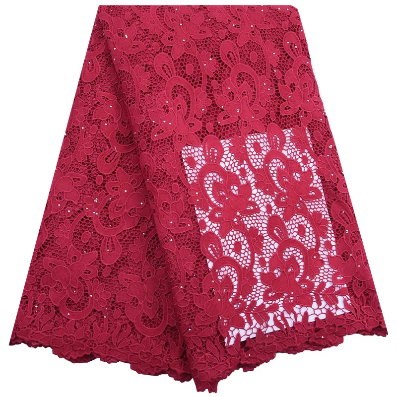 

Kalume 2020 Высококачественная африканская кружевная ткань, гипюр, шнурки, мягкие нигерийские водорастворимые шнурки для свадьбы F1782