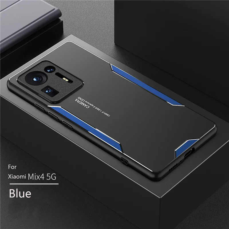 

Чехол для Xiaomi mi mix 4, задняя крышка, защитный чехол для Xiaomi mi mix 4, защита от падения, защита от отпечатков пальцев, алюминиевый сплав + ТПУ