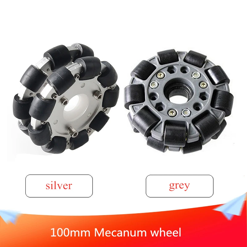 

100mm Mecanum Omnidirectional Wheel DIY Car Chassis Parts Without Coupling Consists of 9pcs Independent Kid Wheels